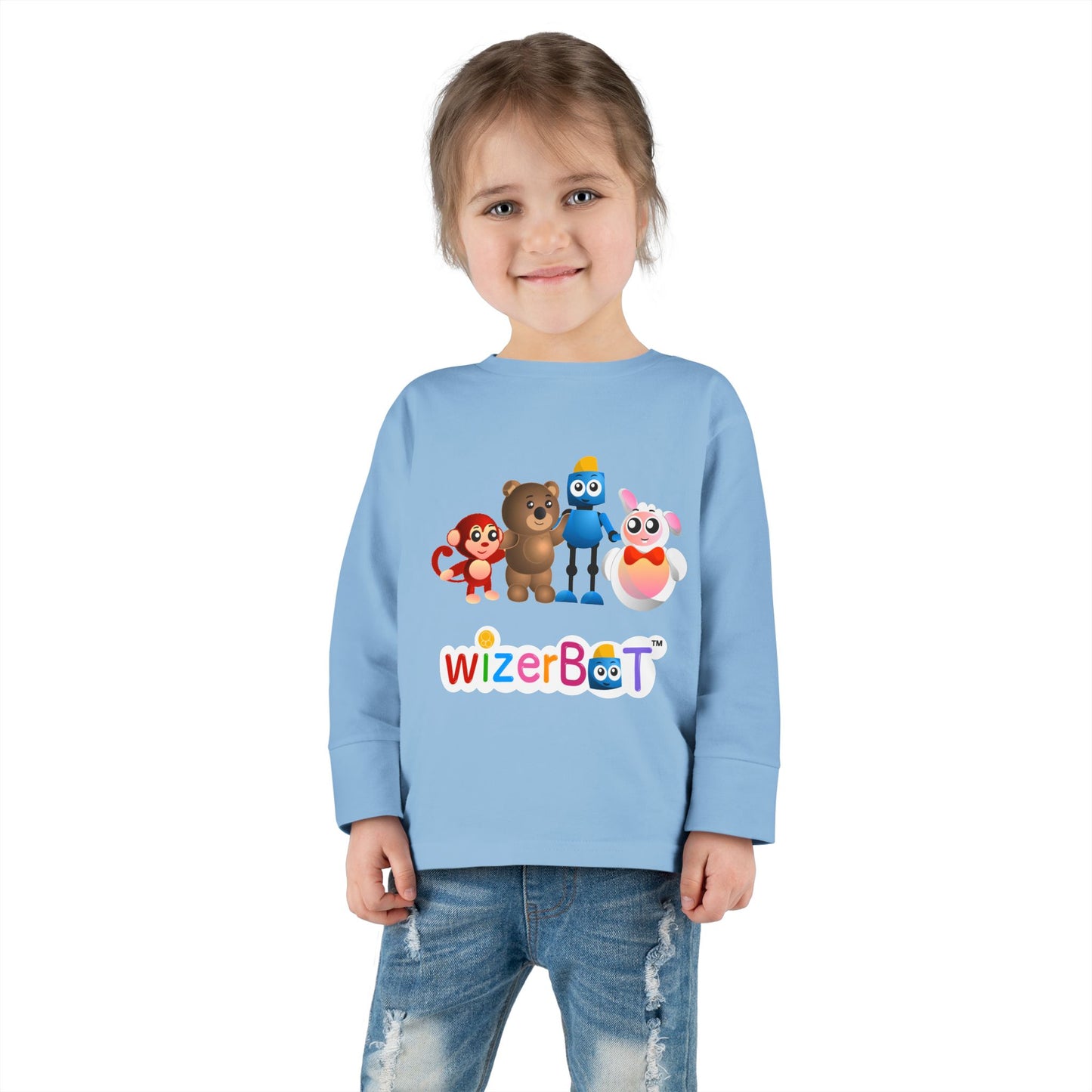 WizerGear: WizerBot™ Toddler Long Sleeve Tee