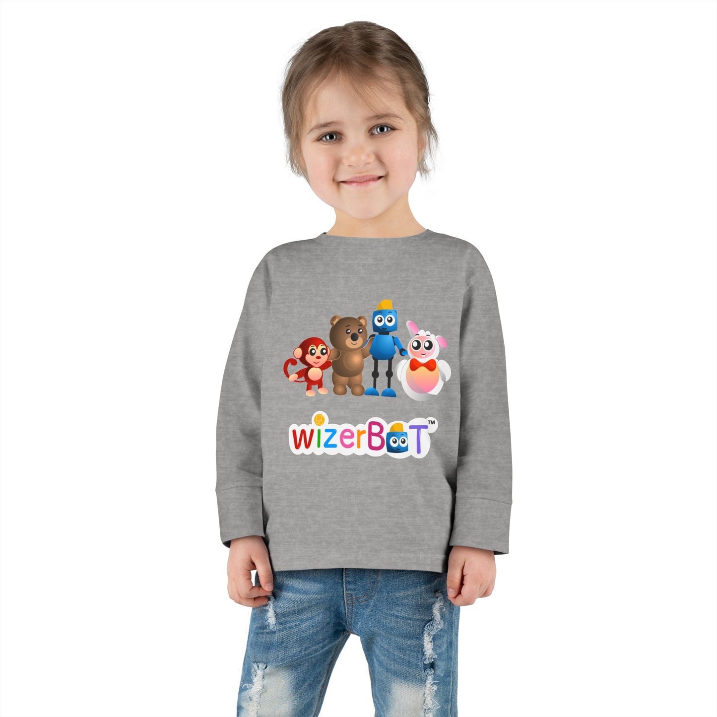 WizerGear: WizerBot™ Toddler Long Sleeve Tee