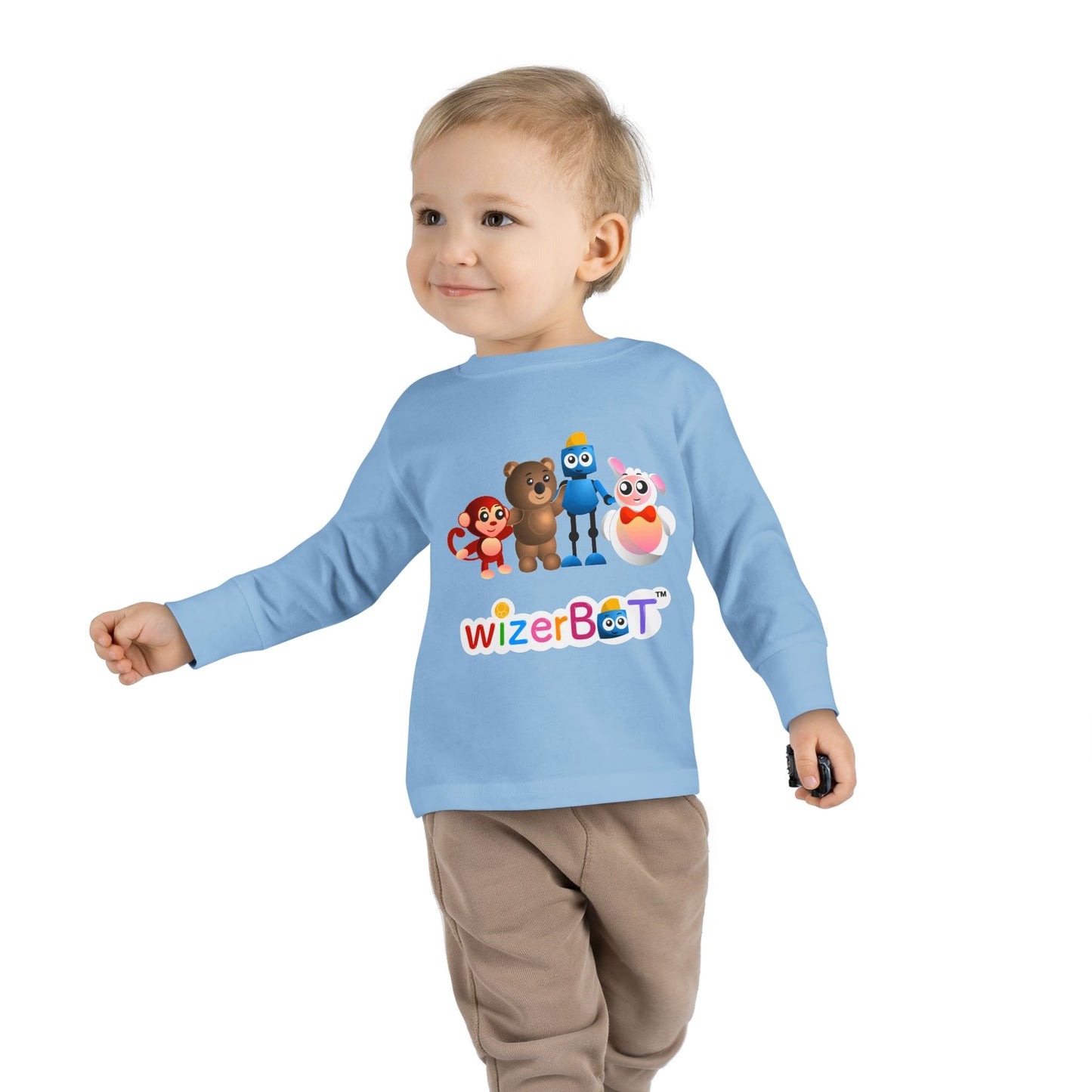 WizerGear: WizerBot™ Toddler Long Sleeve Tee