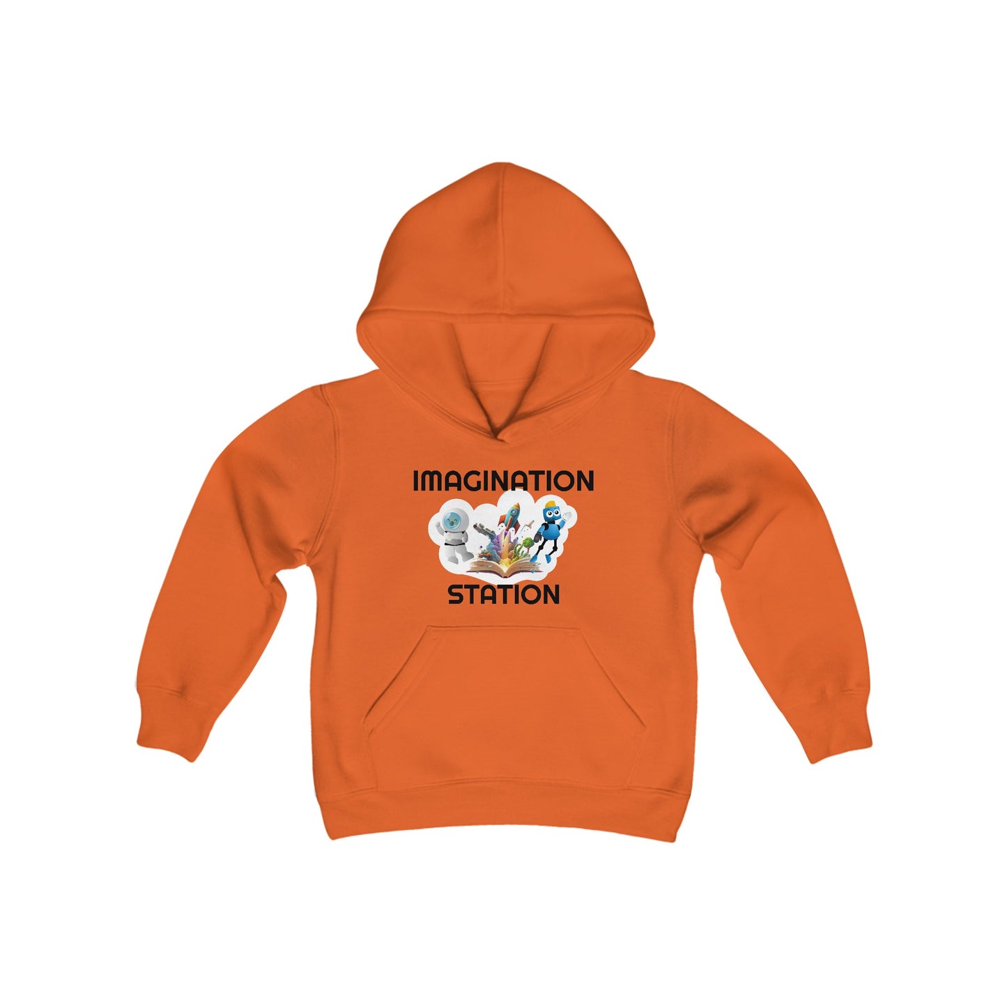 WizerGear: WizerBot™ Youth Heavy Blend Hooded Sweatshirt