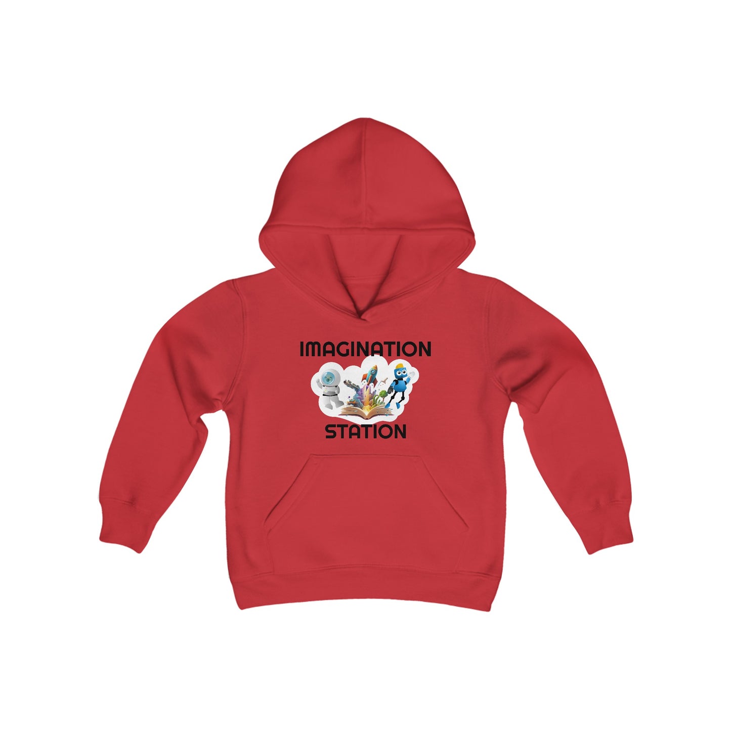 WizerGear: WizerBot™ Youth Heavy Blend Hooded Sweatshirt