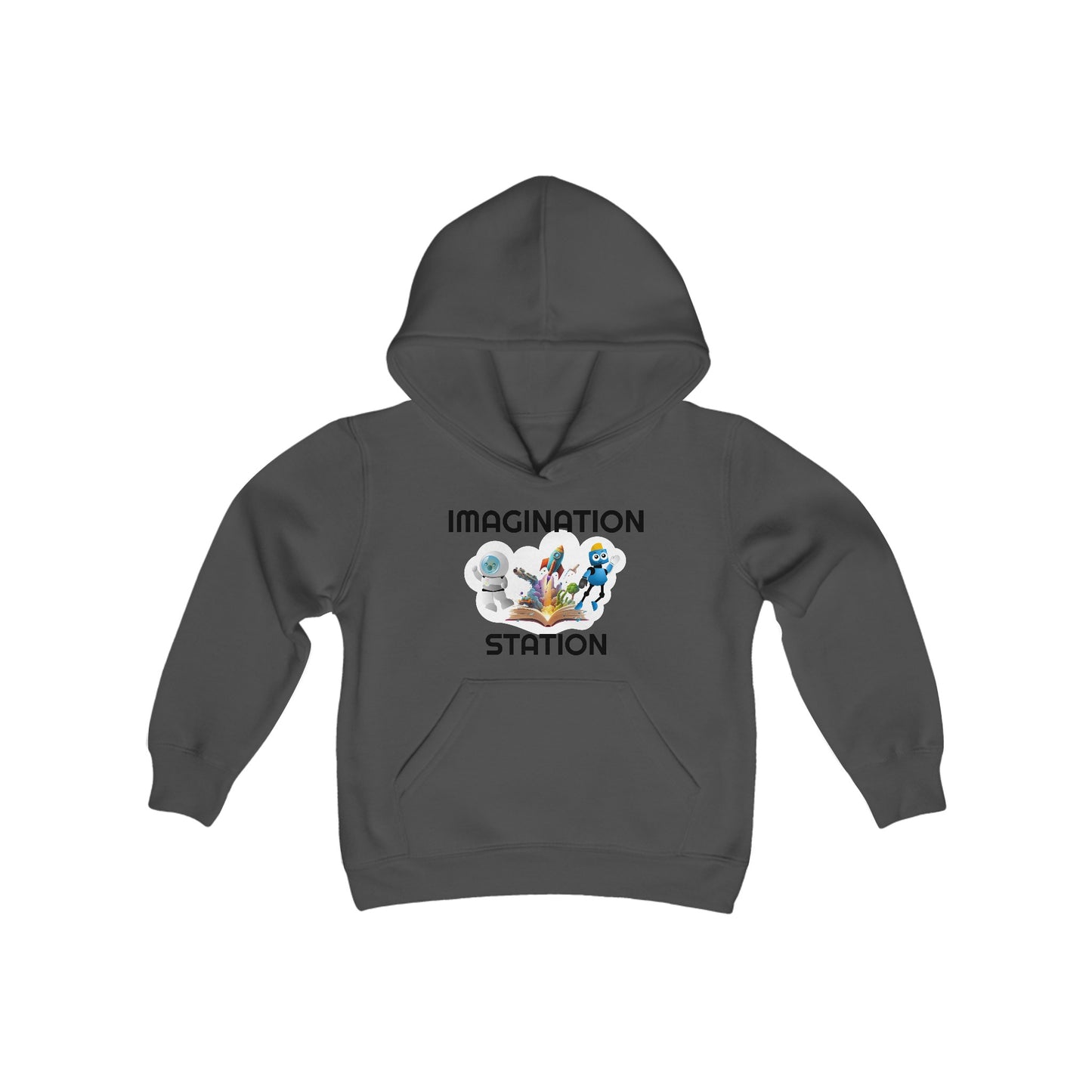 WizerGear: WizerBot™ Youth Heavy Blend Hooded Sweatshirt