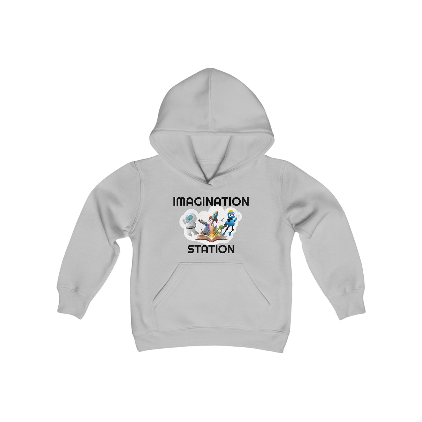 WizerGear: WizerBot™ Youth Heavy Blend Hooded Sweatshirt