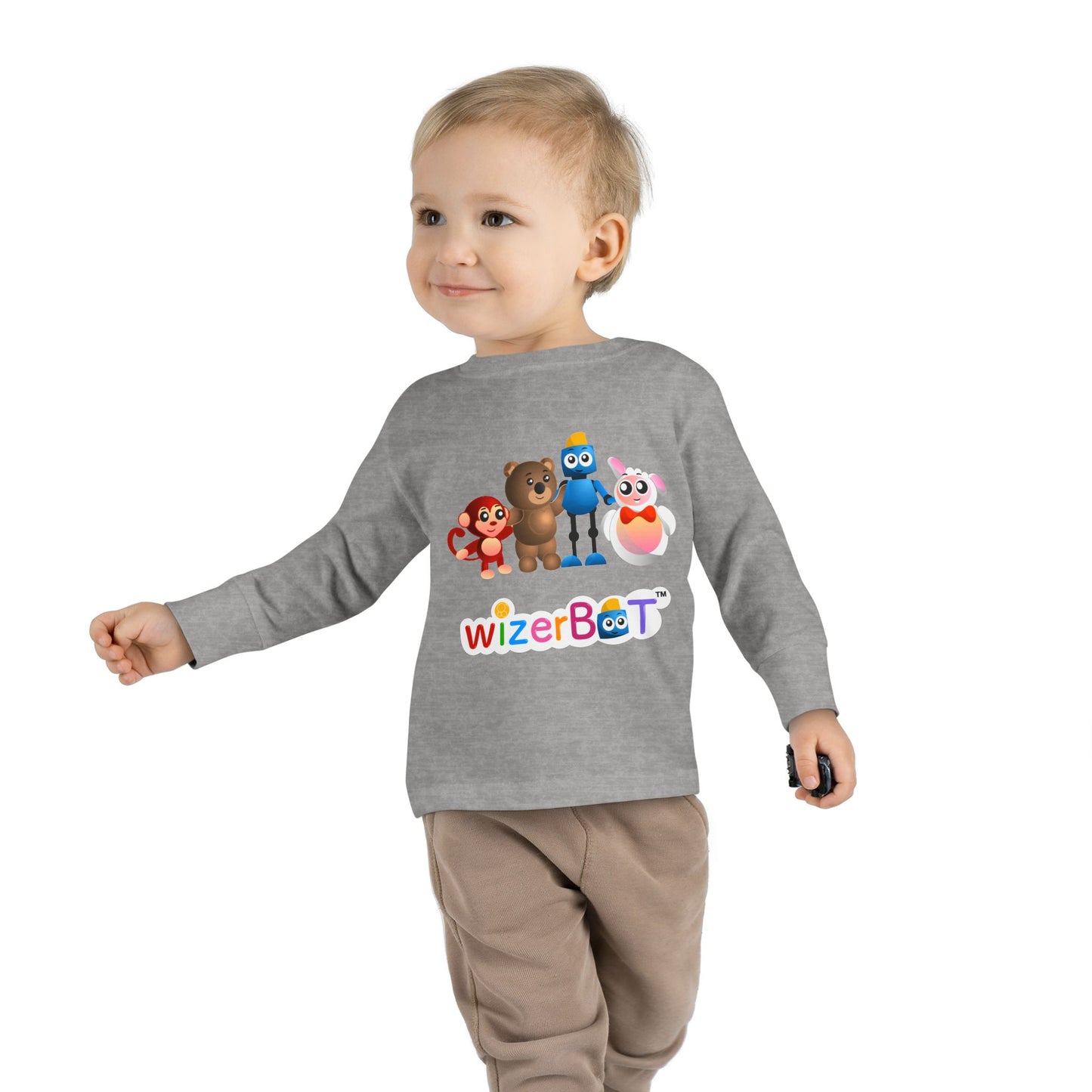 WizerGear: WizerBot™ Toddler Long Sleeve Tee