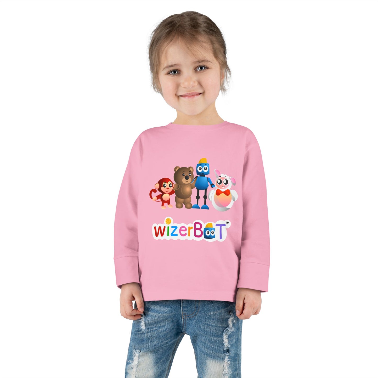 WizerGear: WizerBot™ Toddler Long Sleeve Tee