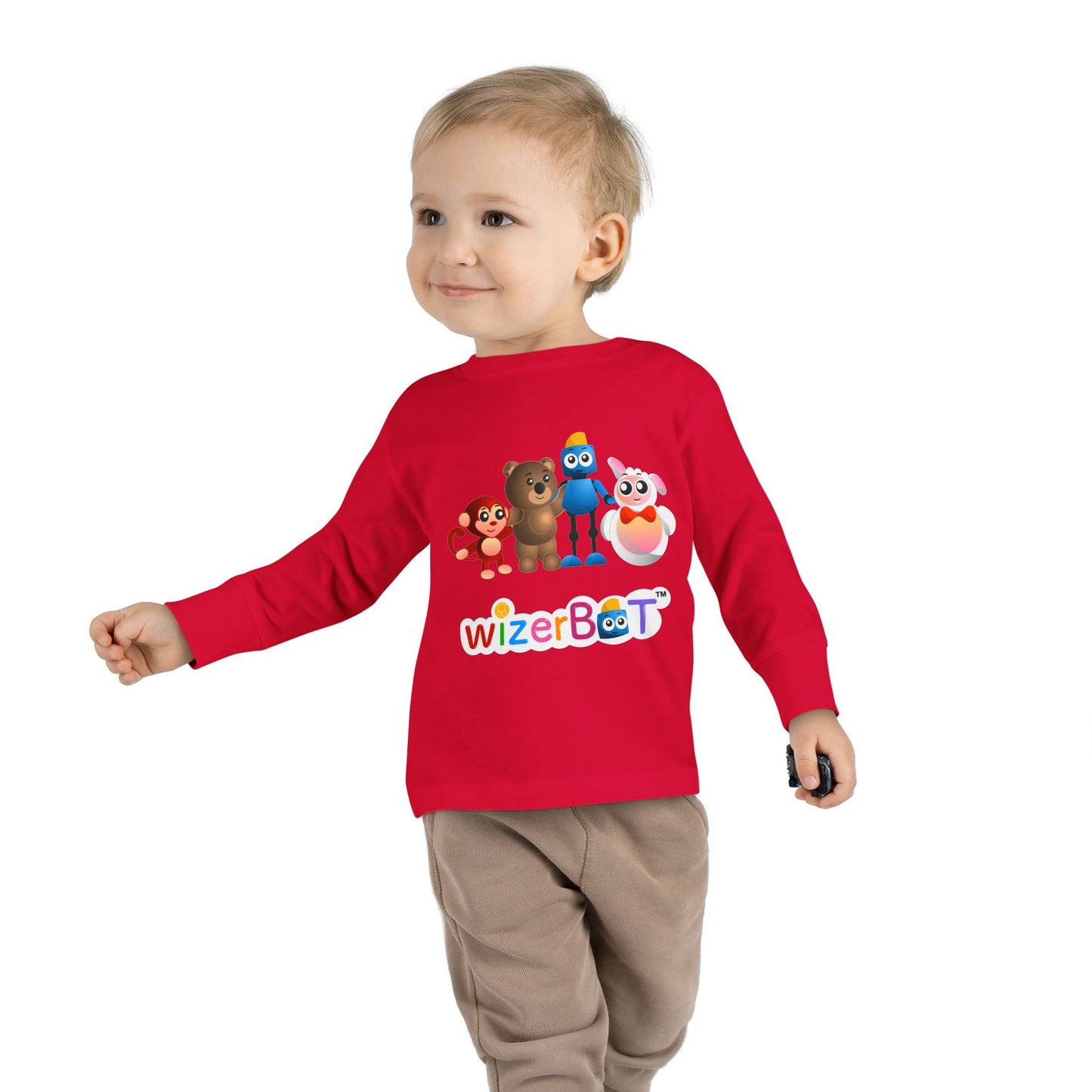 WizerGear: WizerBot™ Toddler Long Sleeve Tee