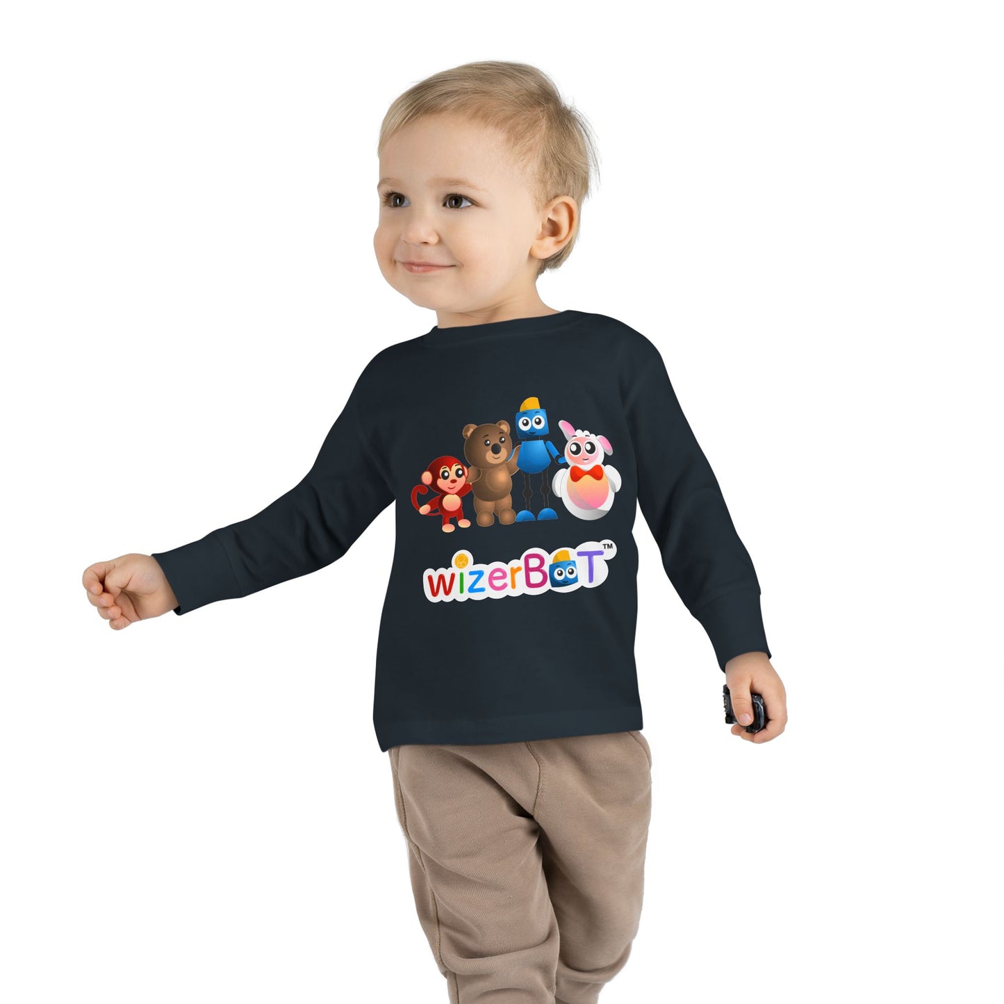 WizerGear: WizerBot™ Toddler Long Sleeve Tee