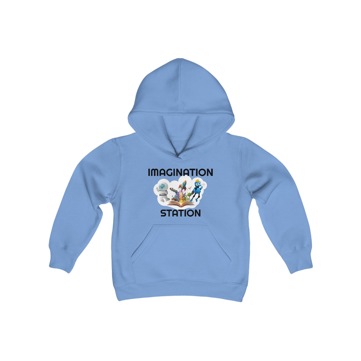 WizerGear: WizerBot™ Youth Heavy Blend Hooded Sweatshirt