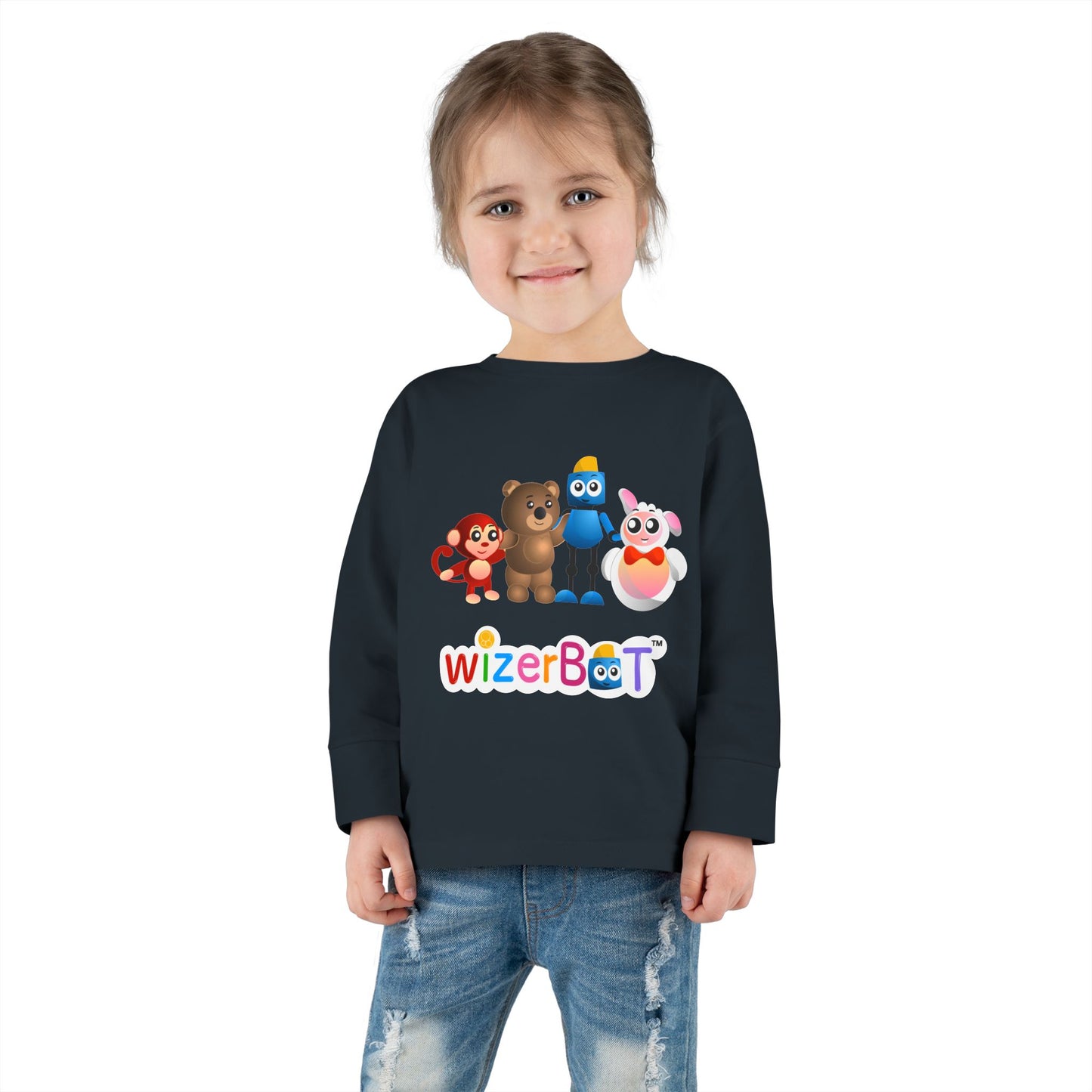 WizerGear: WizerBot™ Toddler Long Sleeve Tee