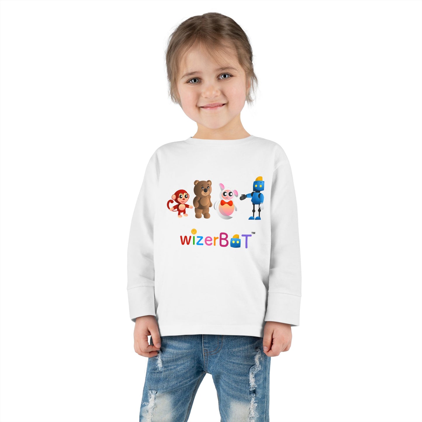 WizerGear: WizerBot™ Toddler Long Sleeve Tee