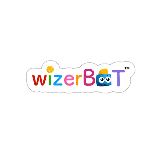 WizerBot™ Logo Kiss-Cut Stickers (Accessories)