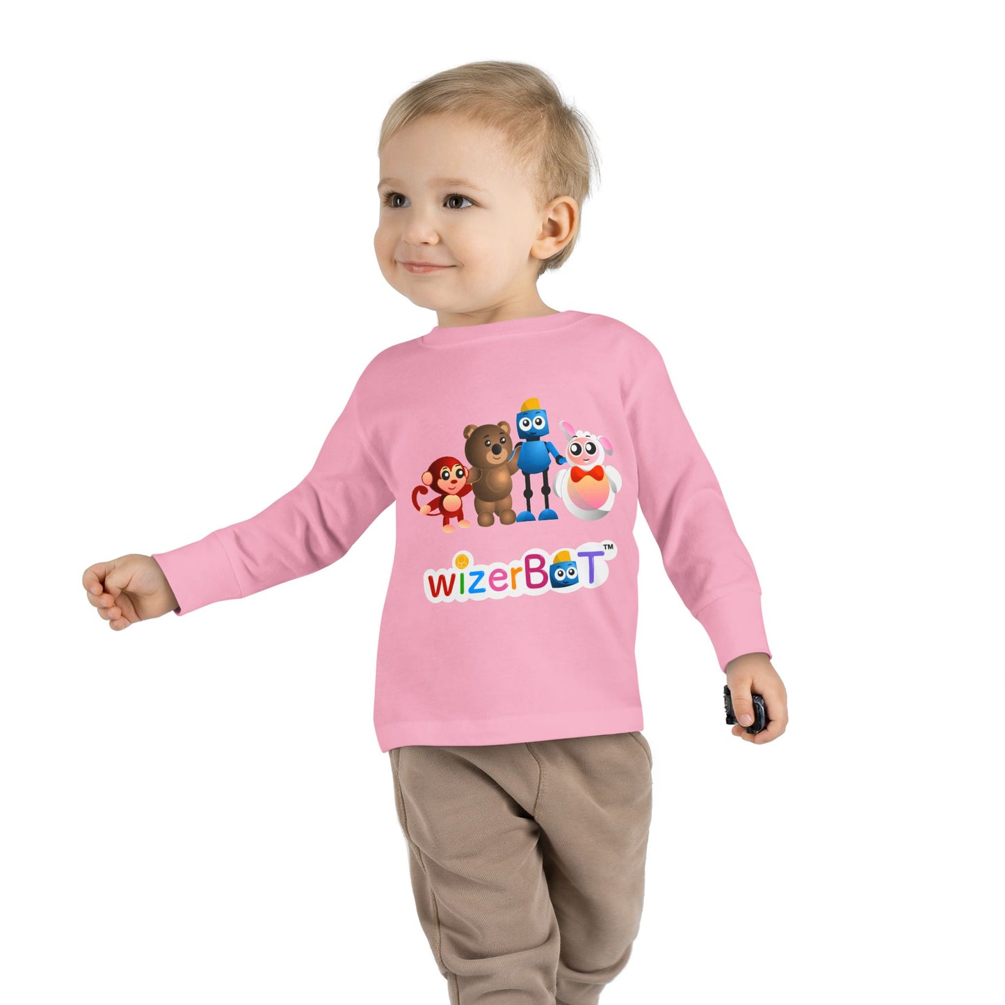 WizerGear: WizerBot™ Toddler Long Sleeve Tee