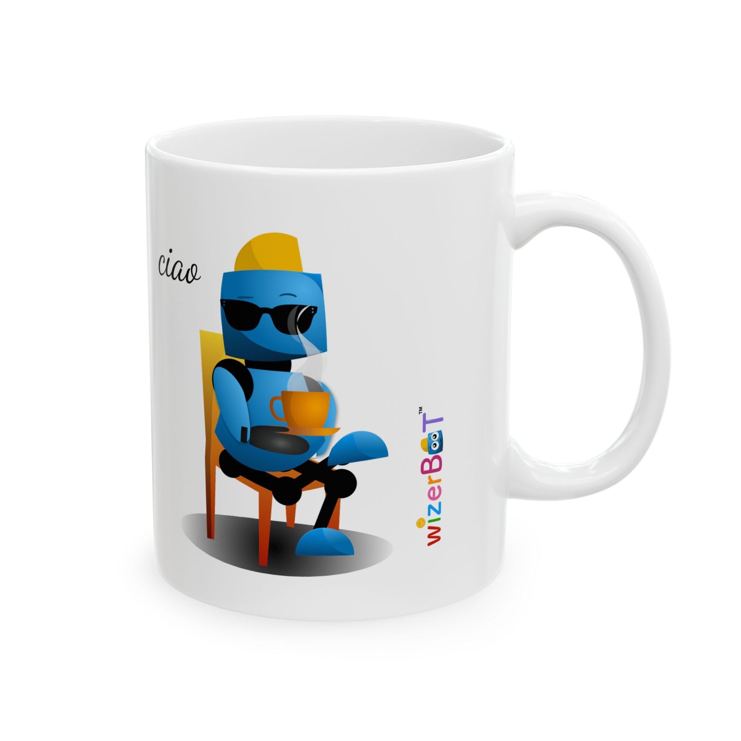 WizerBot™ Ceramic Mug 11oz