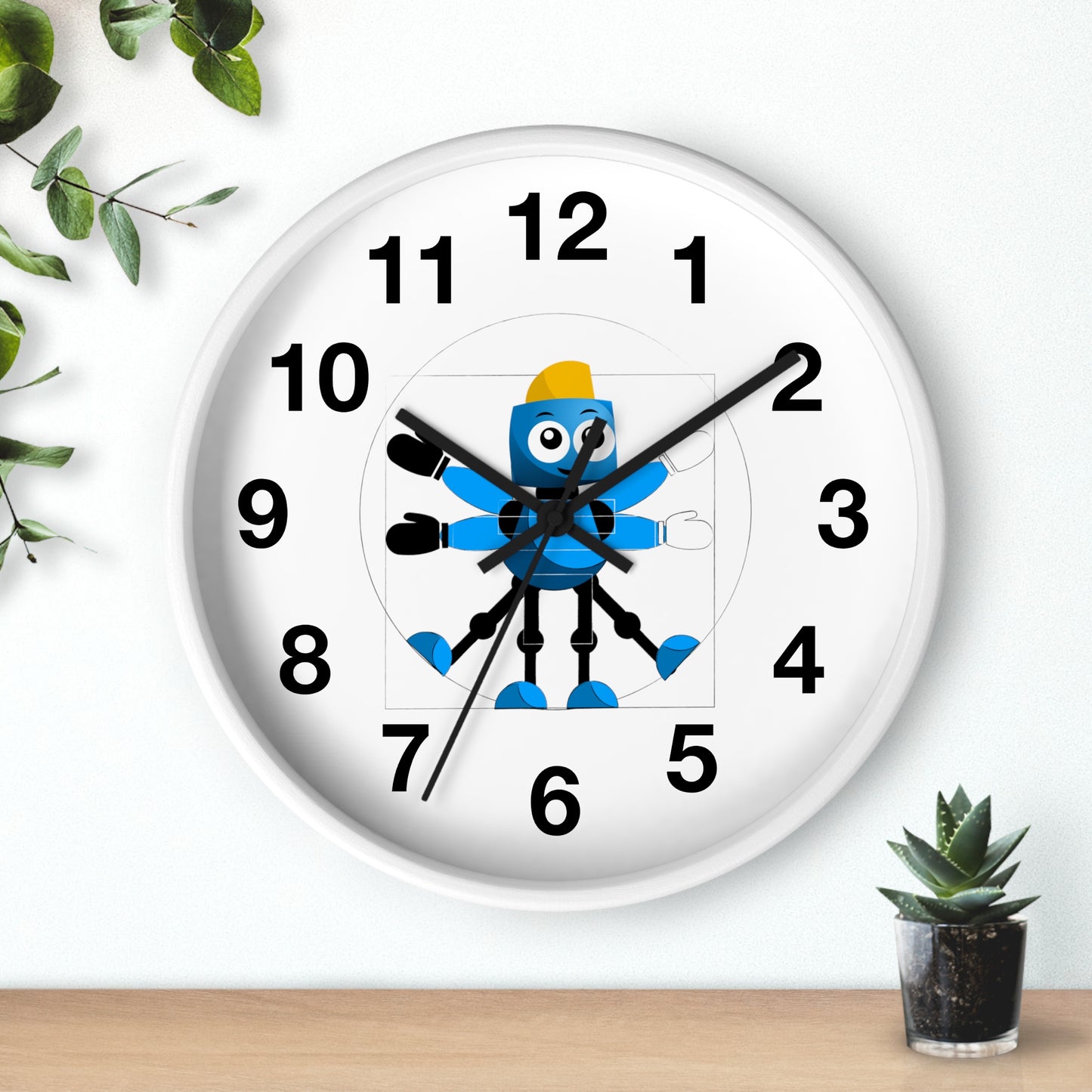 WizerBot™ Wall Clock (Home Products)