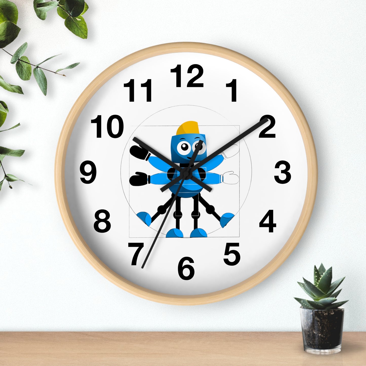 WizerBot™ Wall Clock (Home Products)