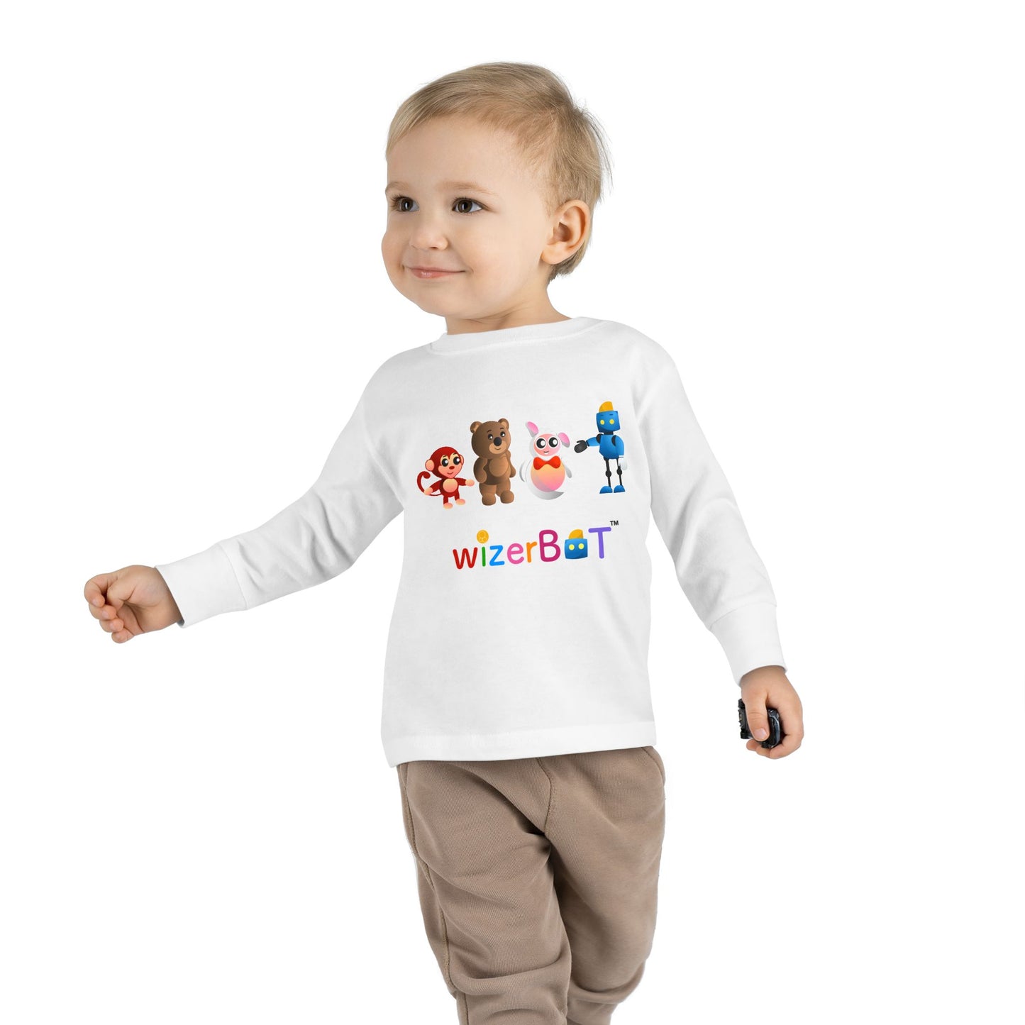 WizerGear: WizerBot™ Toddler Long Sleeve Tee