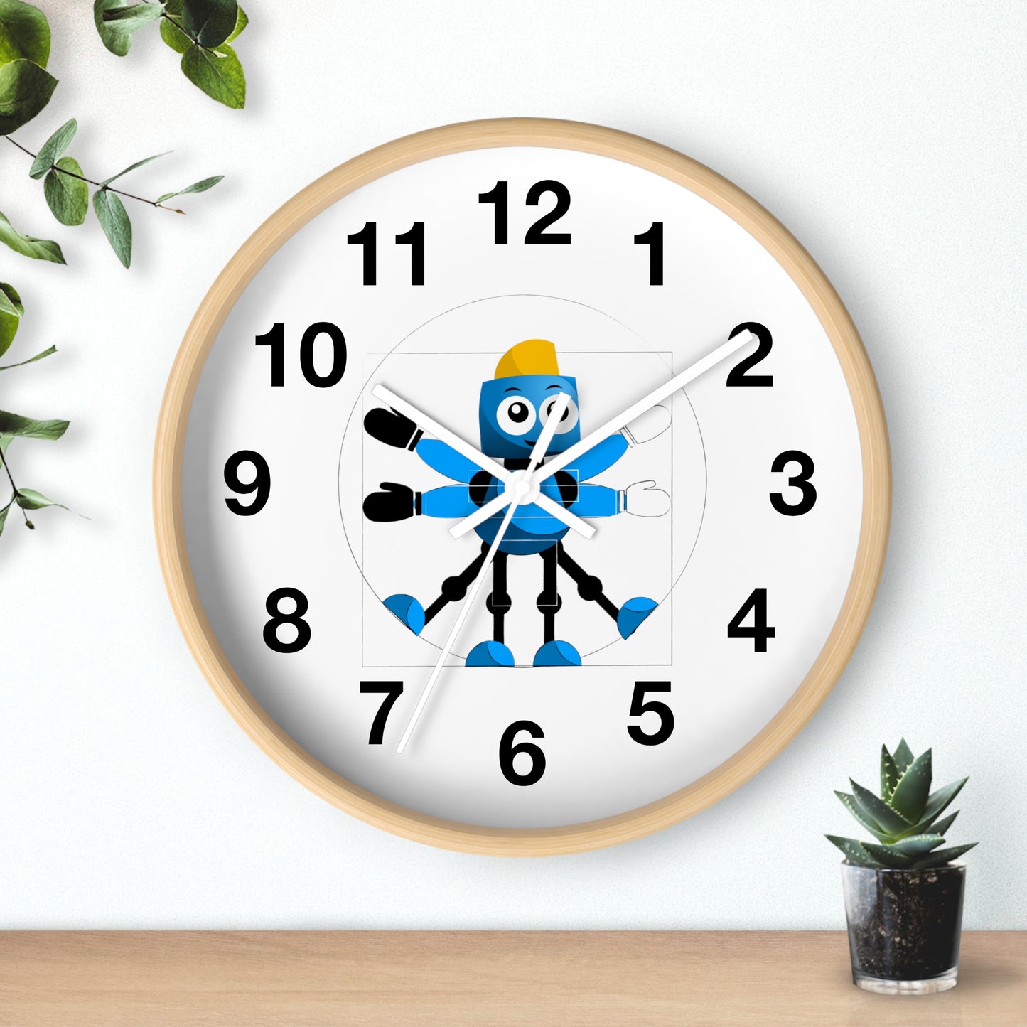 WizerBot™ Wall Clock (Home Products)