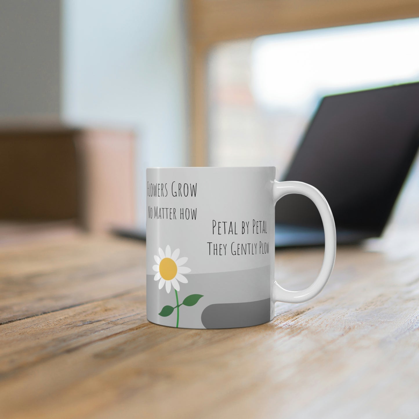 WizerBot™ Ben's "Flowers Grow" Poem Mug