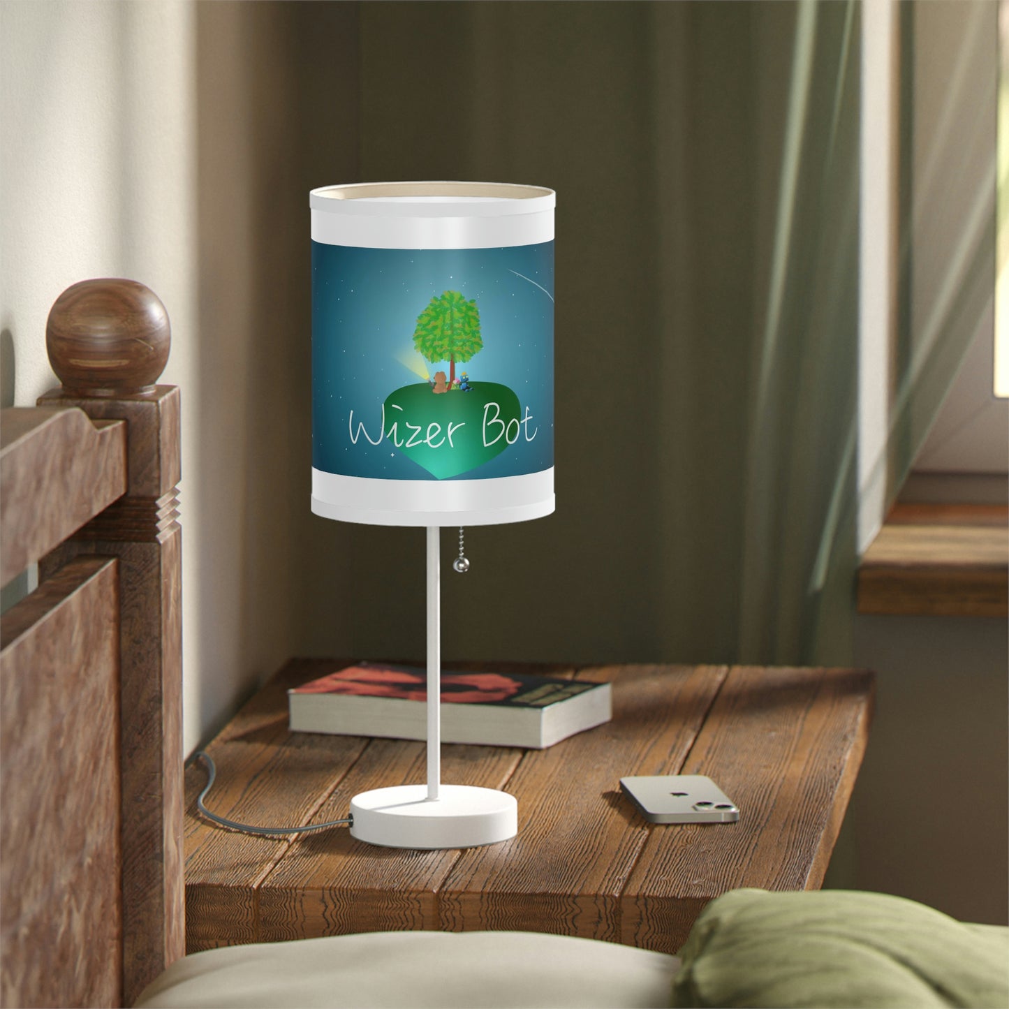 WizerBot™ Lamp on a Stand, US|CA plug (Home Products)