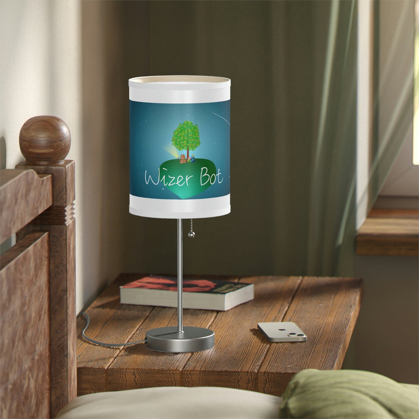 WizerBot™ Lamp on a Stand, US|CA plug (Home Products)