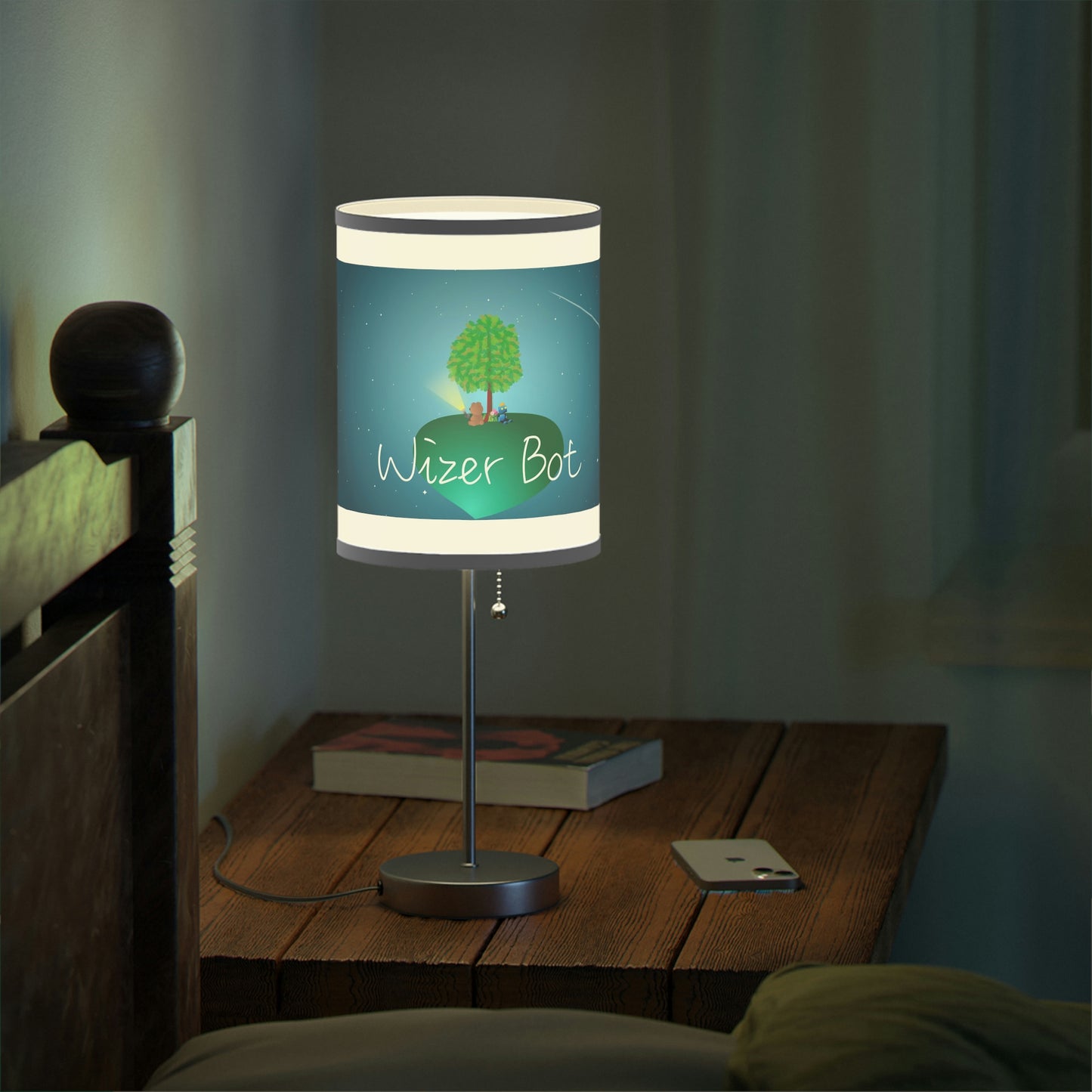 WizerBot™ Lamp on a Stand, US|CA plug (Home Products)